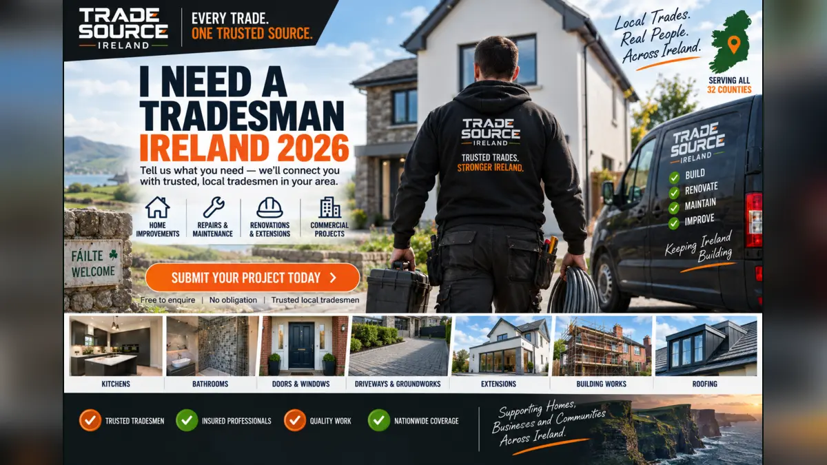 I need a tradesman in Ireland guide to finding the right local trade in 2026