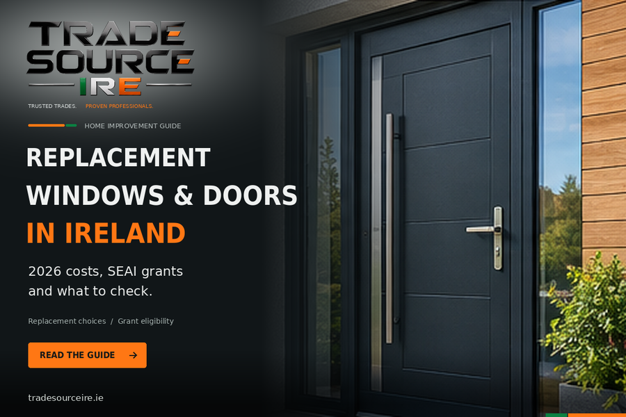 Trade Source IRE replacement windows and doors Ireland costs and grants guide
