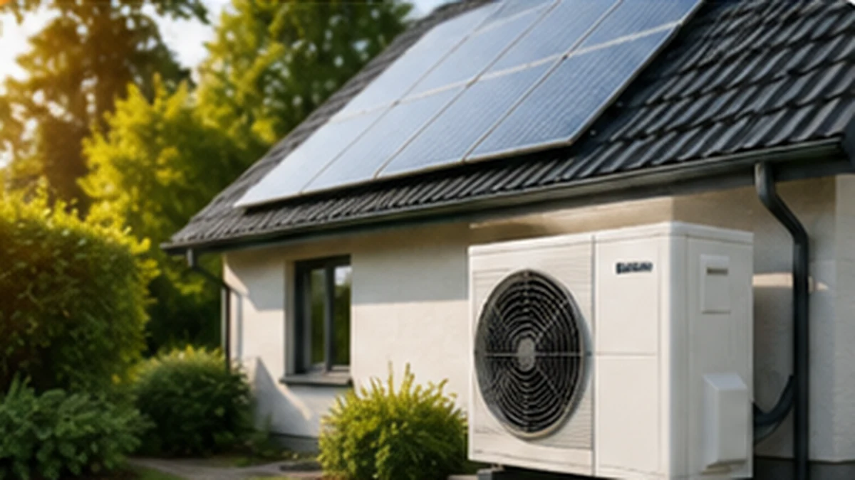 Irish home with solar panels and an air-to-water heat pump for an SEAI energy upgrade