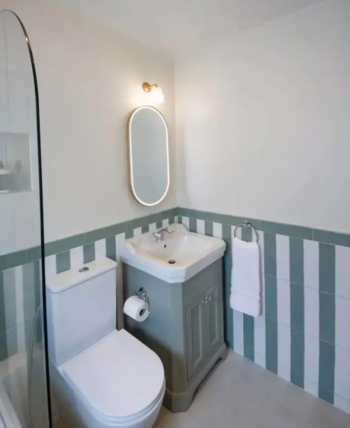 DIY SOS Bray: bathroom basin, mirror and panelling