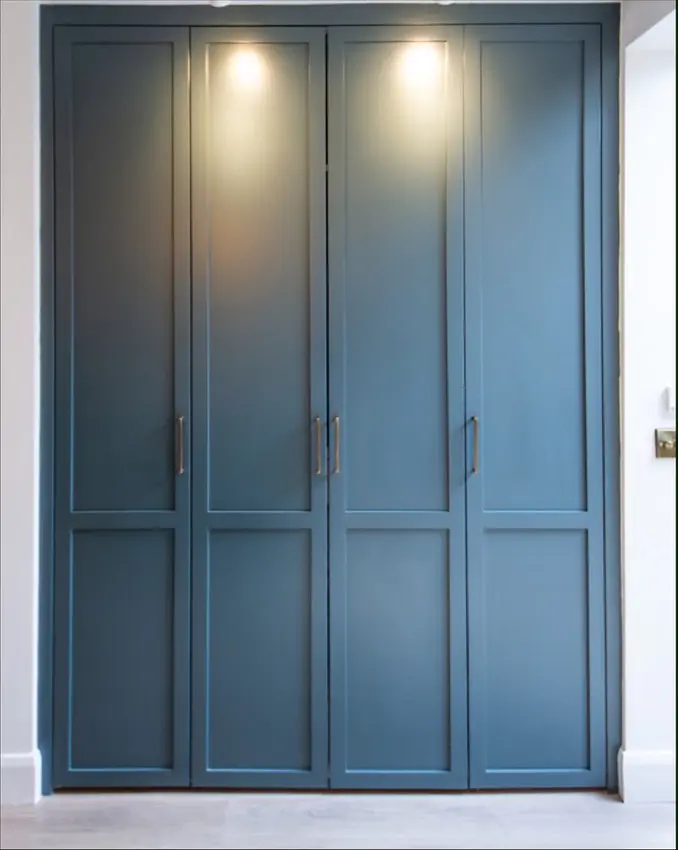 DIY SOS Bray: fitted blue storage cupboards