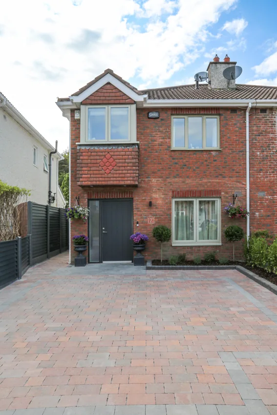Completed Bray home exterior and front driveway