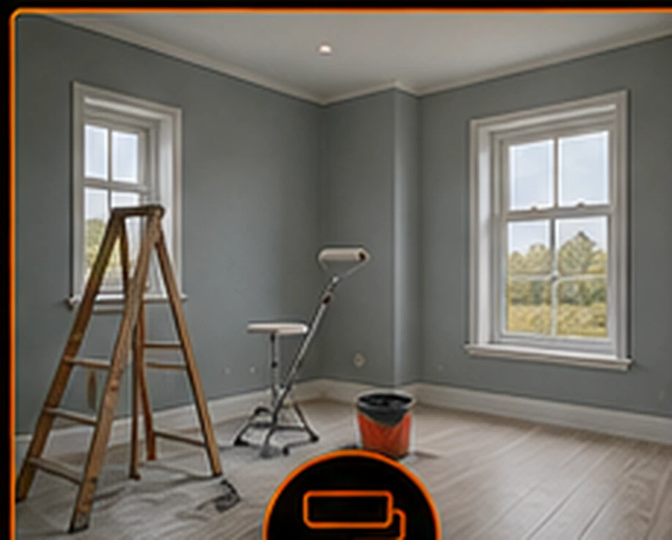 Painting and decorating for a two-bedroom home in Dublin 18