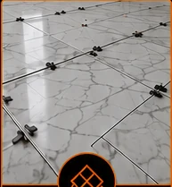 Porcelain floor tiling project in Carrickmacross