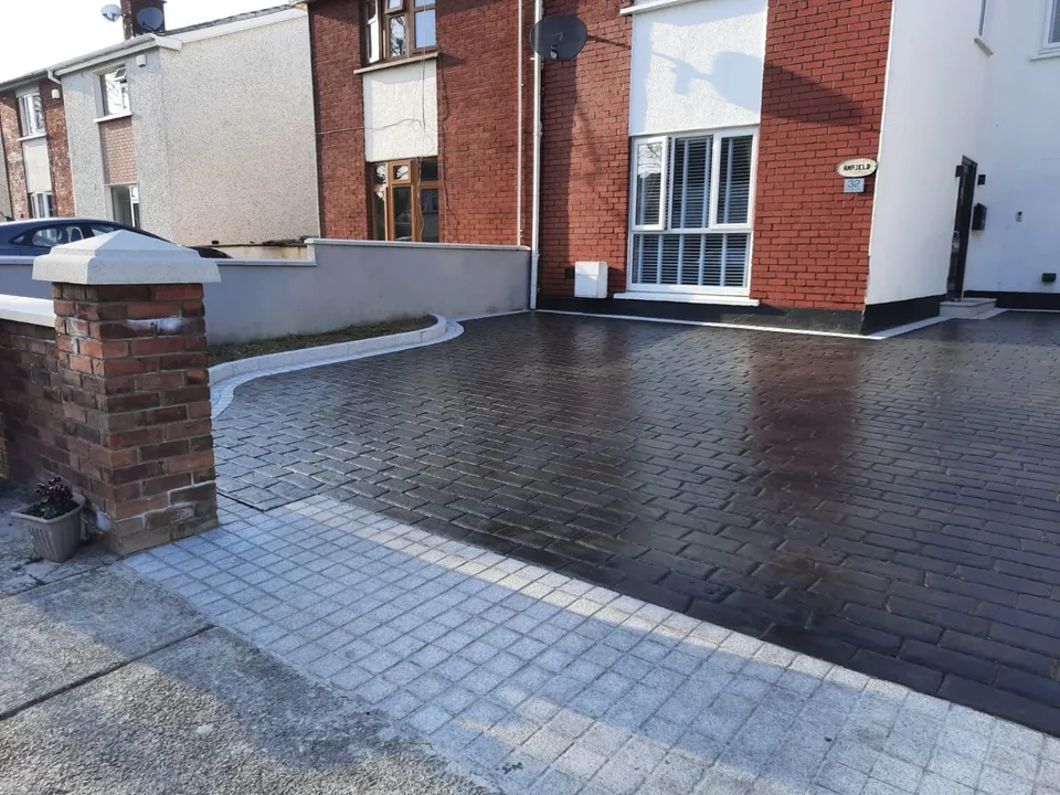 CG Groundworks Ltd imprinted concrete & driveways – project photograph 1