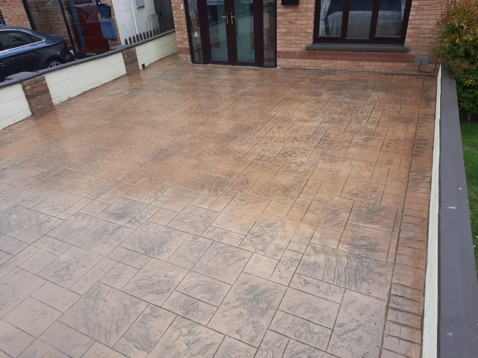 CG Groundworks Ltd imprinted concrete & driveways – project photograph 4