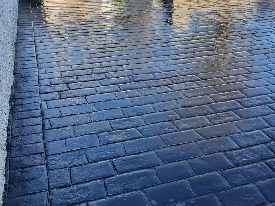 CG Groundworks Ltd imprinted concrete & driveways – project photograph 7