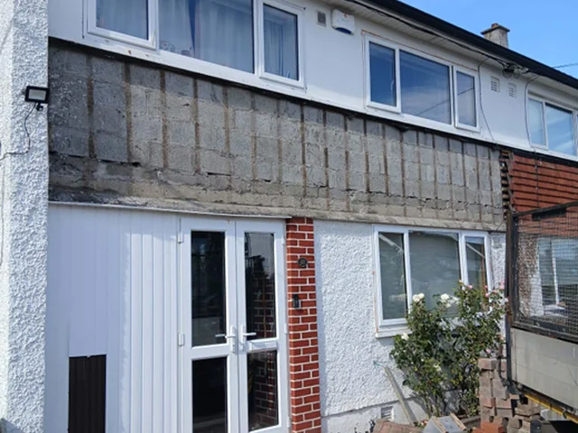 CGR Titan Builders external wall insulation — before & after – project photograph 3