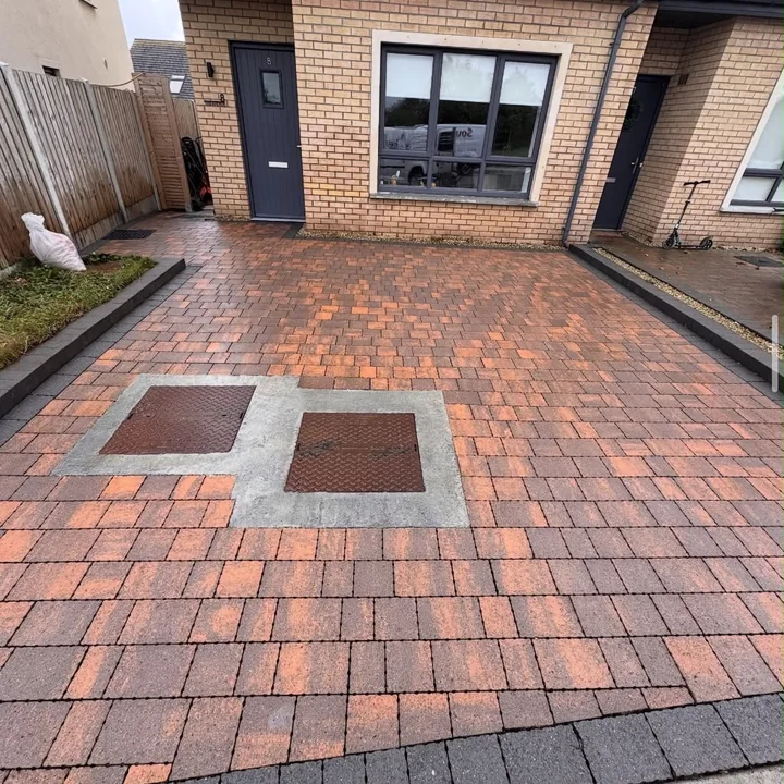 Completed driveway cleaning by Croke Property Maintenance