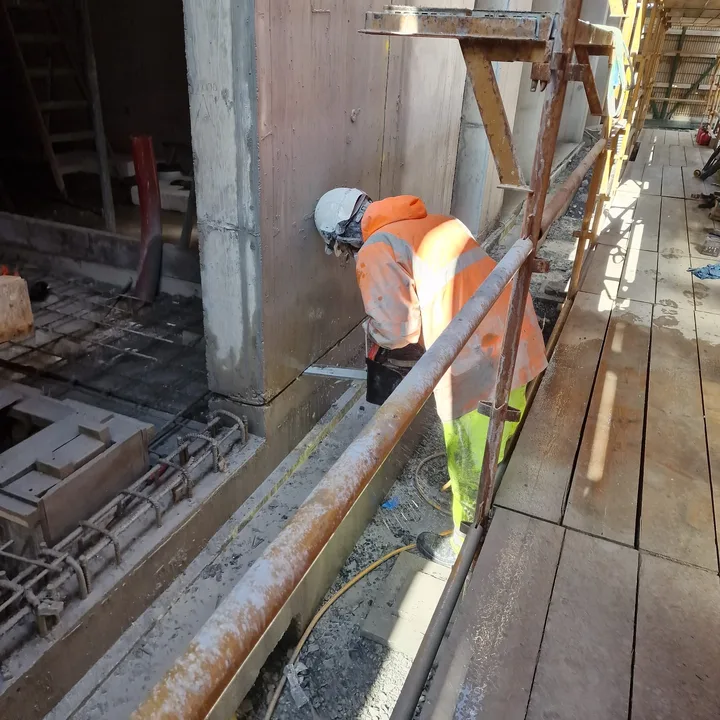 Mounted drilling equipment used by Derrypark Construction Ltd