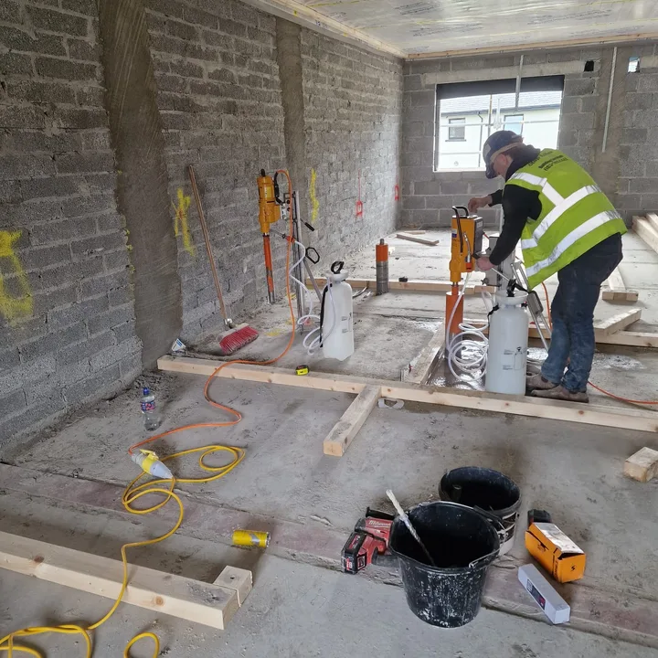Concrete cutting project by Derrypark Construction Ltd