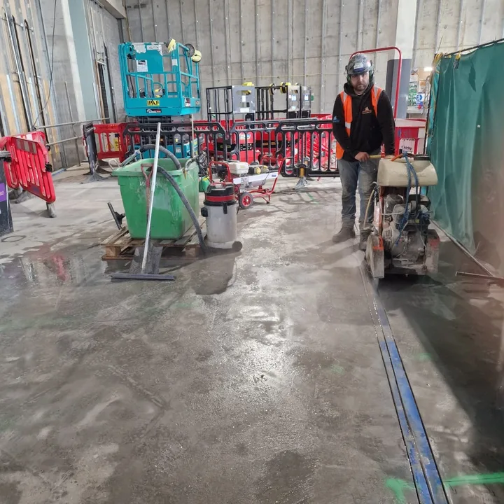 Concrete floor cutting and specialist sawing by Derrypark Construction Ltd