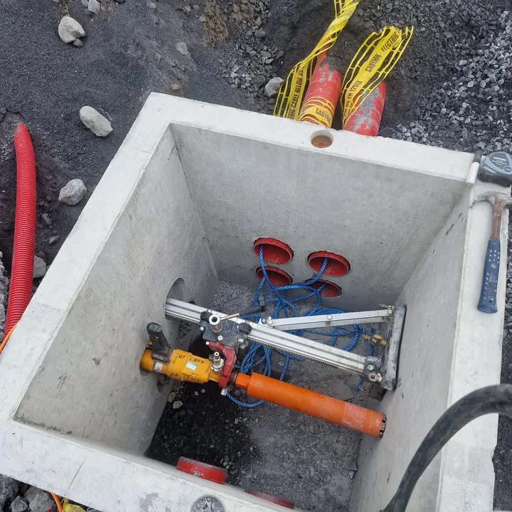 Concrete wall cutting project by Derrypark Construction Ltd