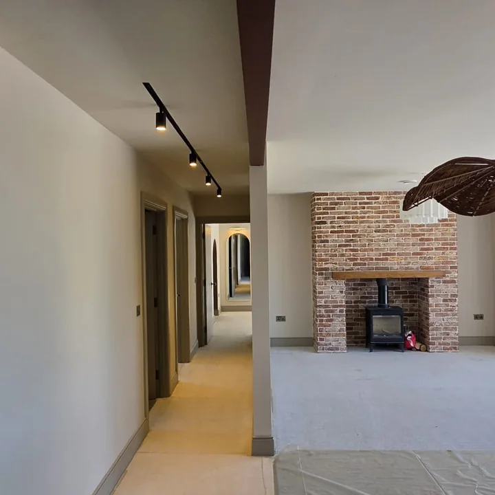 Interior renovation and plastering work by Edal Construction Limited