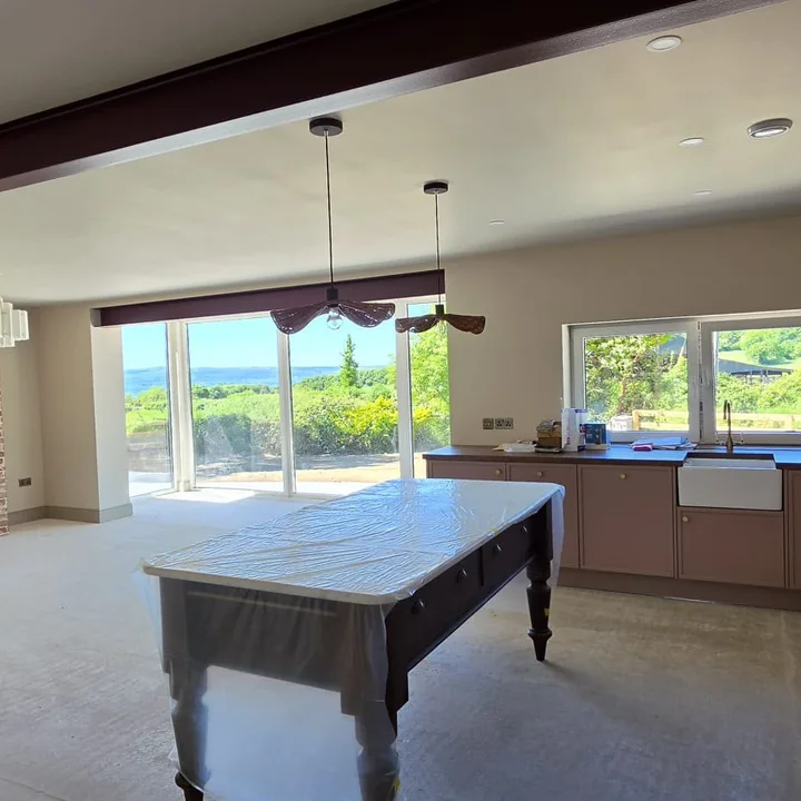 Interior home renovation and open plan living space by Edal Construction Limited