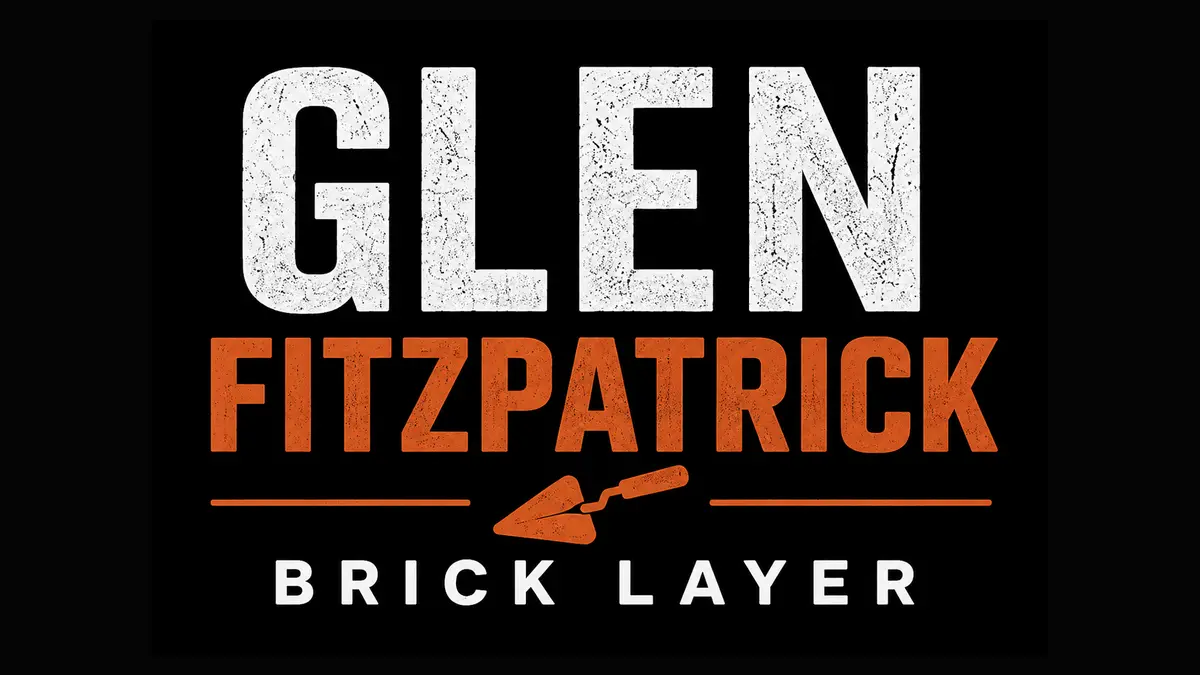 Glen Fitzpatrick bricklayer logo