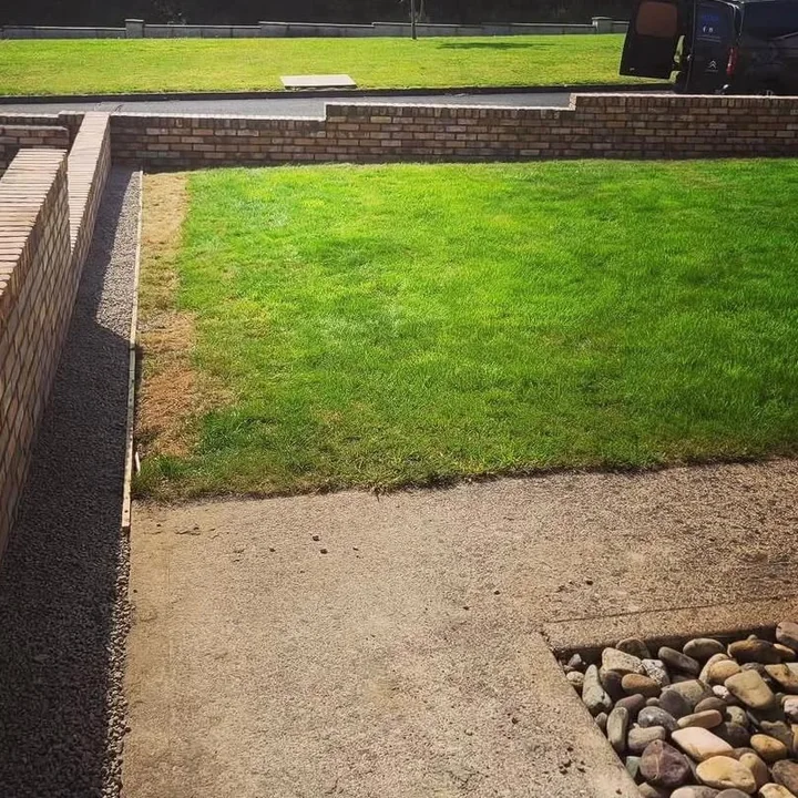 Garden landscaping and brickwork project by Glenraven Construction Ltd
