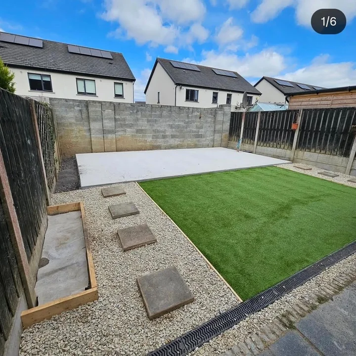 Groundworks and garden project by Glenraven Construction Ltd