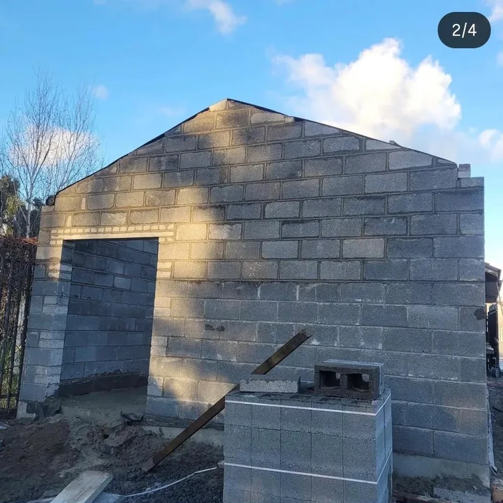 Blockwork construction project by Glenraven Construction Ltd