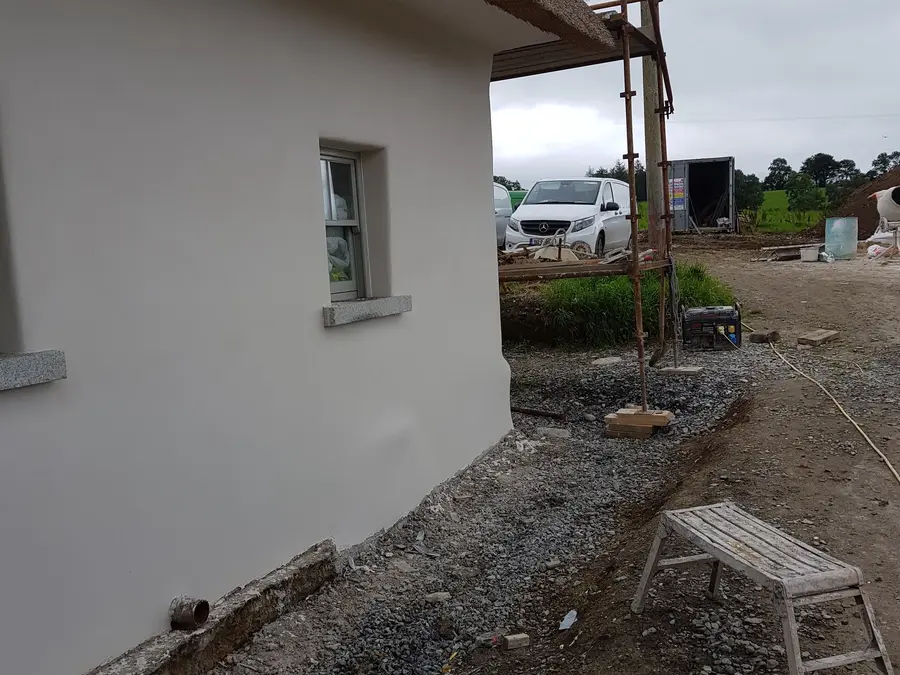 Finished external wall render