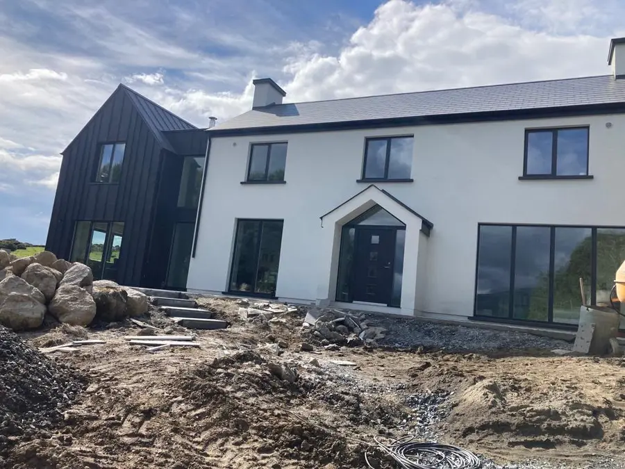 Finished two-storey home exterior following building work