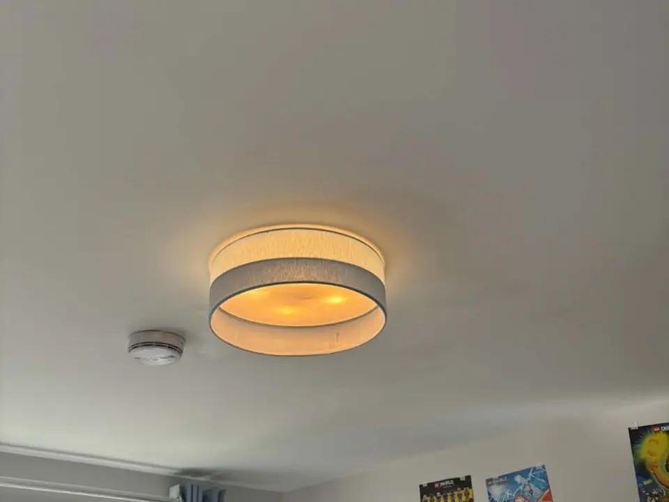 JK Electrical ceiling pendant and smoke-alarm installation