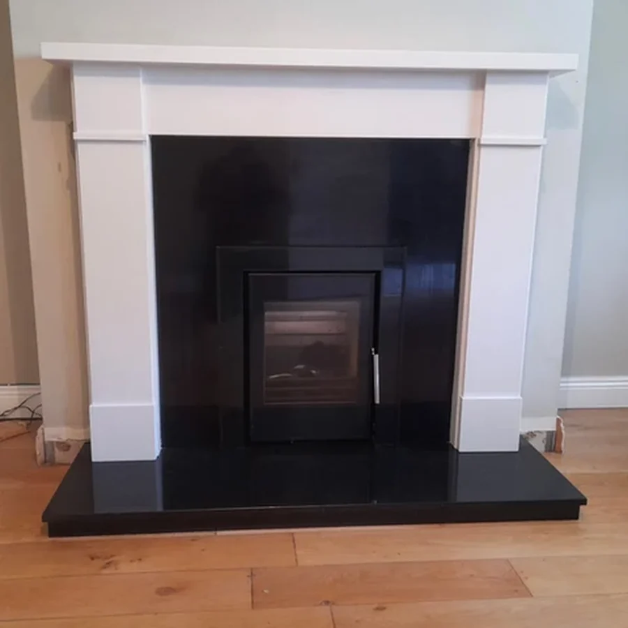 Modern stove and fireplace installation image from JR Fireplaces