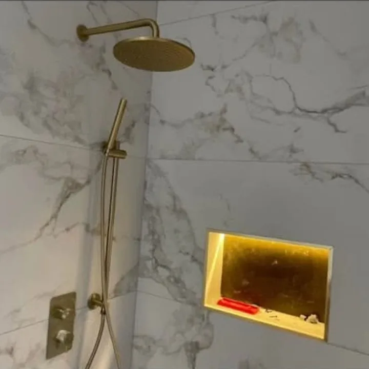 Shower and bathroom plumbing work by Kelly Plumbing & Heating