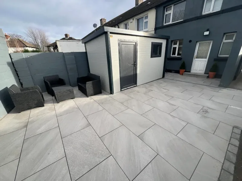 Leaf 2 Leaf Landscapes porcelain paving and garden landscaping project photograph 4