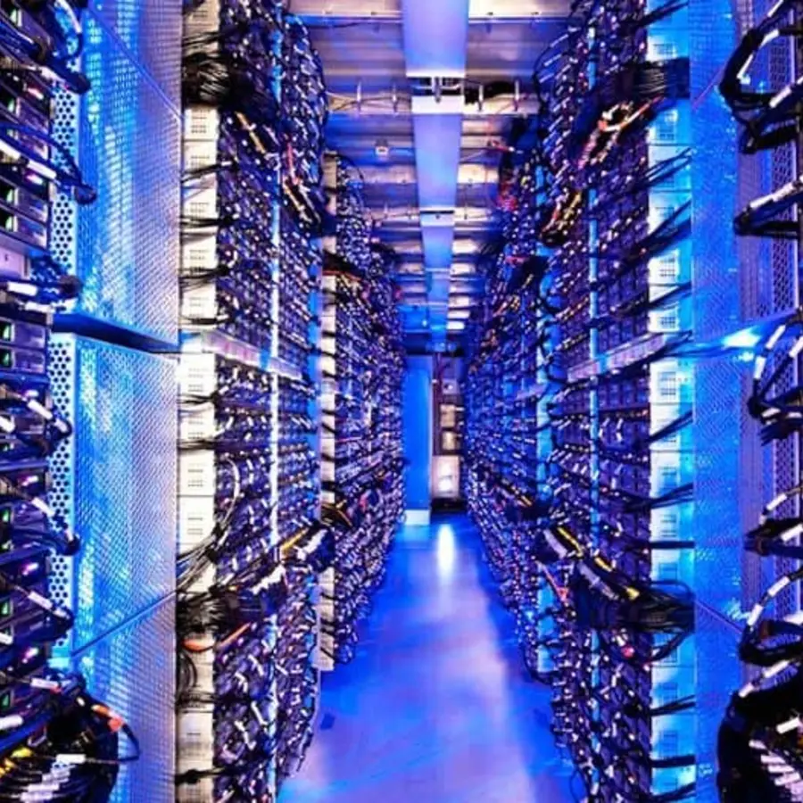 Mellett completed server room with electrical and data infrastructure