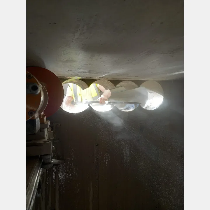 Core drilling and service penetration work by MG Wallchasing & Core Drilling Ltd – project photograph 15