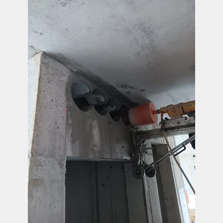 Core drilling and service penetration work by MG Wallchasing & Core Drilling Ltd – project photograph 23