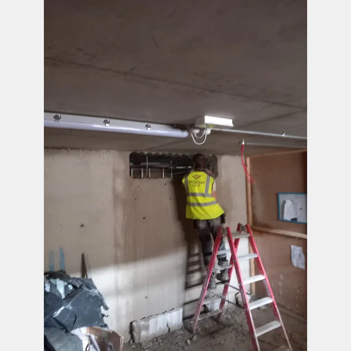 Wall chasing and service channel work by MG Wallchasing & Core Drilling Ltd – project photograph 5