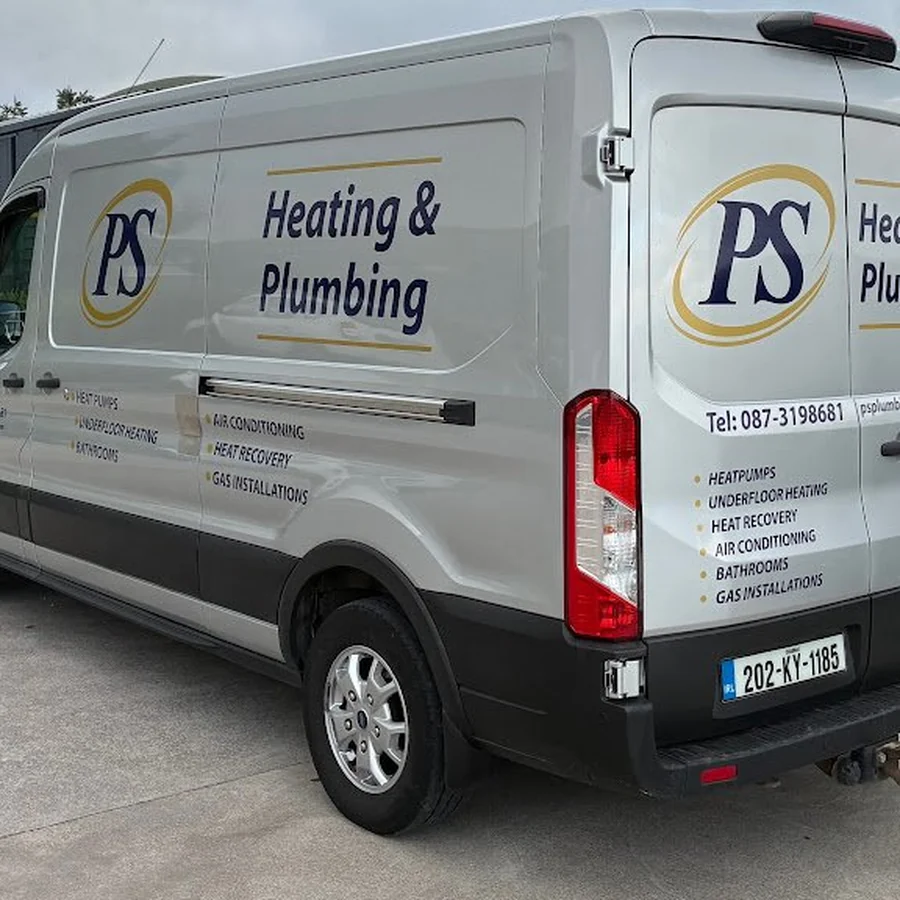 PS Heating & Plumbing service van in Kerry