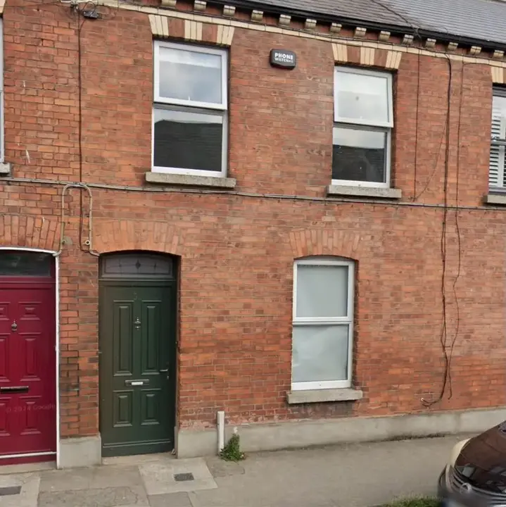 Terraced Dublin house brickwork before restoration
