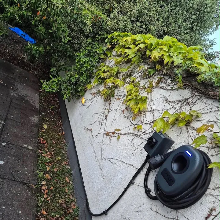 Outdoor EV charging equipment in the RP Electrical project gallery