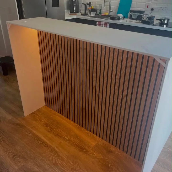 Completed kitchen island and electrical fitout in the RP Electrical project gallery