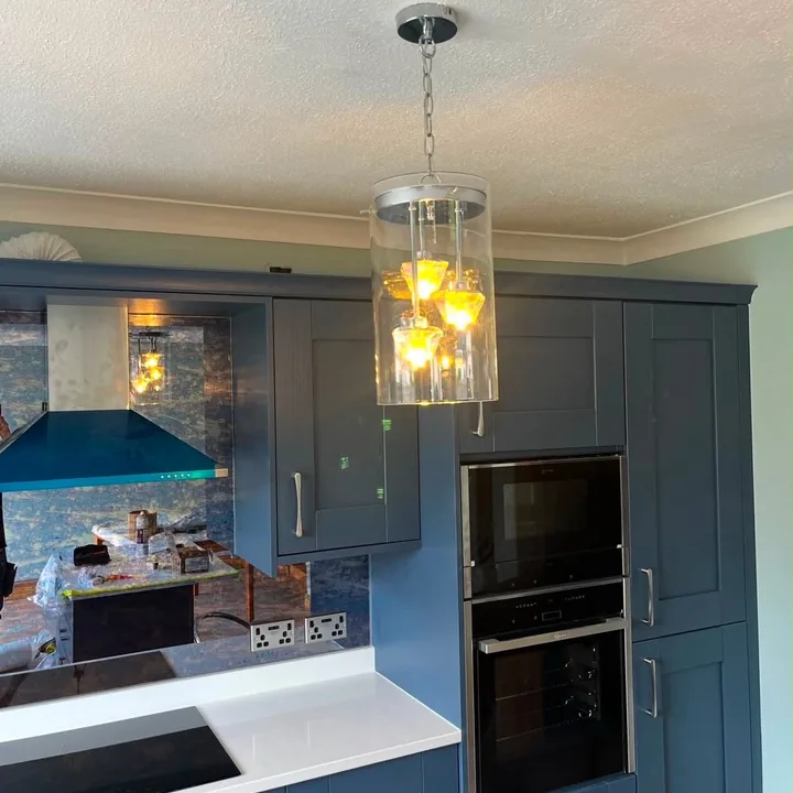 Kitchen pendant and ceiling lighting in the RP Electrical project gallery