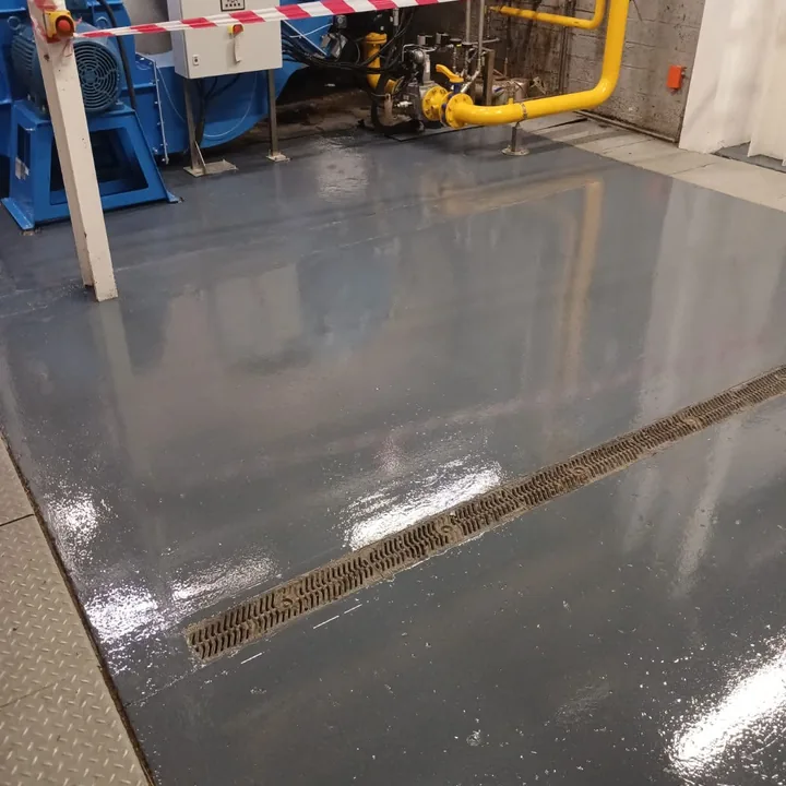 Industrial floor finishing work by T Connell & Sons Contracting Ltd